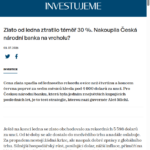 zlato-od-ledna-ztratilo-temer-30-nakoupila-ceska-narodni-banka-na-vrcholu