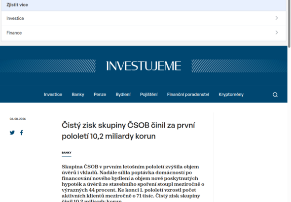 cisty-zisk-skupiny-csob-cinil-za-prvni-pololeti-10-2-miliardy-korun