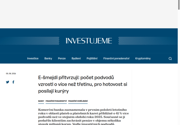 e-smejdi-pritvrzuji-pocet-podvodu-vzrostl-o-vice-nez-tretinu-pro-hotovost-si-posilaji-kuryry