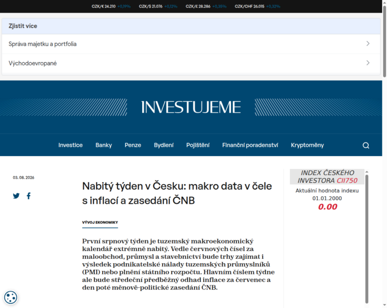 nabity-tyden-v-cesku-makro-data-v-cele-s-inflaci-a-zasedani-cnb
