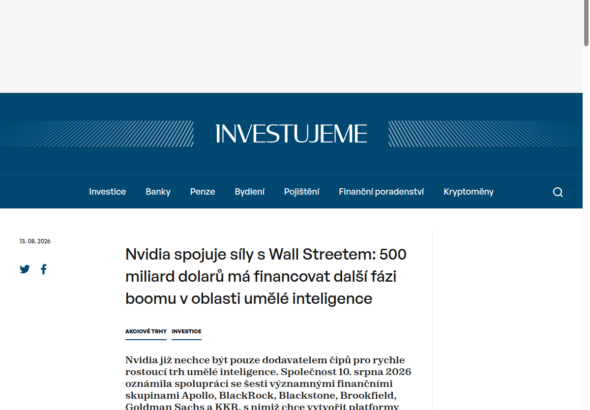 nvidia-spojuje-sily-s-wall-streetem-500-miliard-dolaru-ma-financovat-dalsi-fazi-boomu-v-oblasti-umele-inteligence