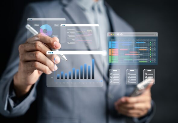 Portfolio,Management,With,Digital,Charts,,Graphs,,And,Analytics,Dashboard,,Financial
