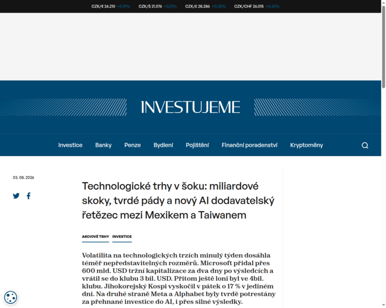 technologicke-trhy-v-soku-miliardove-skoky-tvrde-pady-a-novy-ai-dodavatelsky-retezec-mezi-mexikem-a-taiwanem