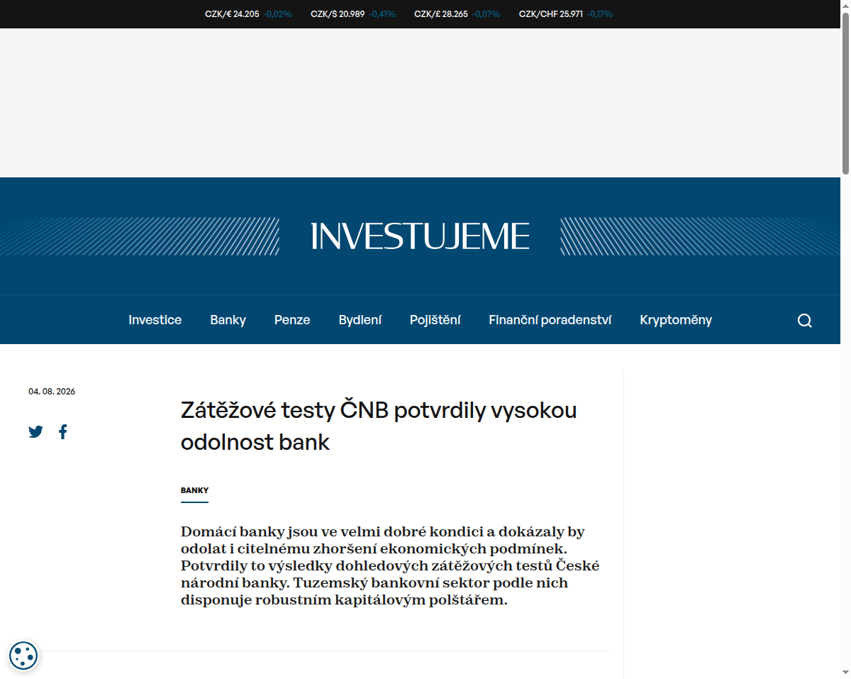 zatezove-testy-cnb-potvrdily-vysokou-odolnost-bank