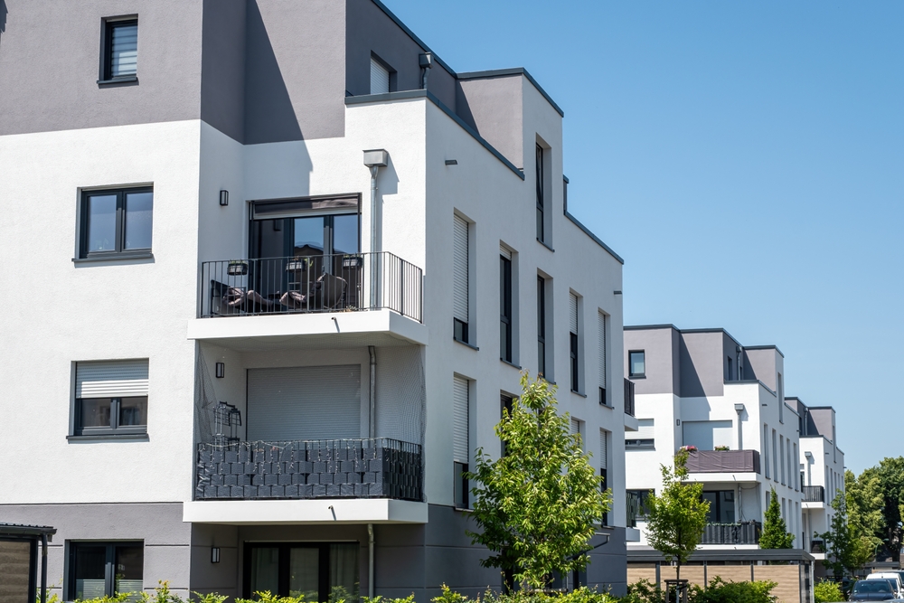 Modern,Multifamily,Residential,Buildings,Seen,In,Germany