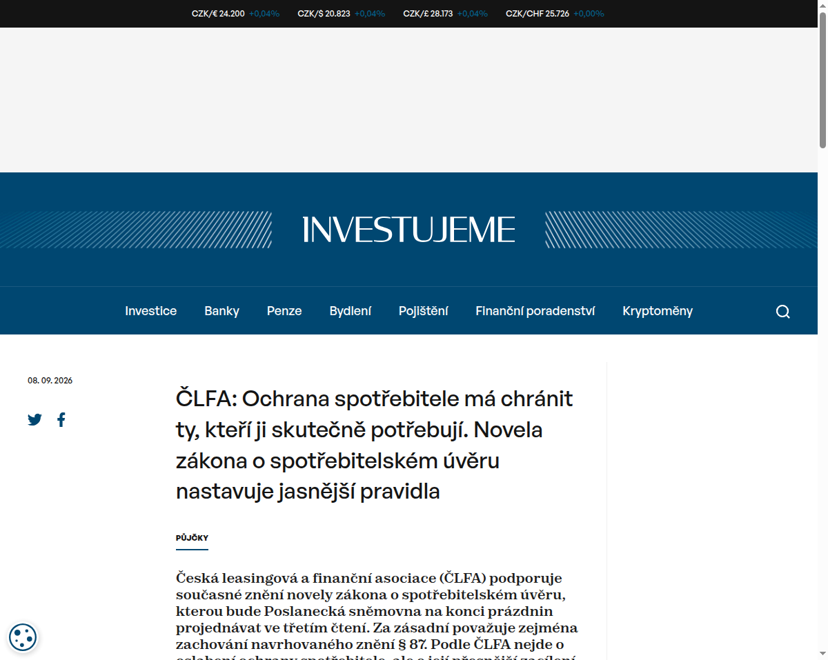 clfa-ochrana-spotrebitele-ma-chranit-ty-kteri-ji-skutecne-potrebuji-novela-zakona-o-spotrebitelskem-uveru-nastavuje-jasnejsi-pravidla-1