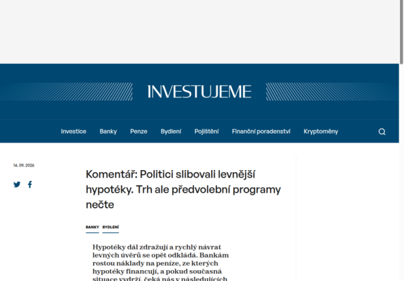 komentar-politici-slibovali-levnejsi-hypoteky-trh-ale-predvolebni-programy-necte