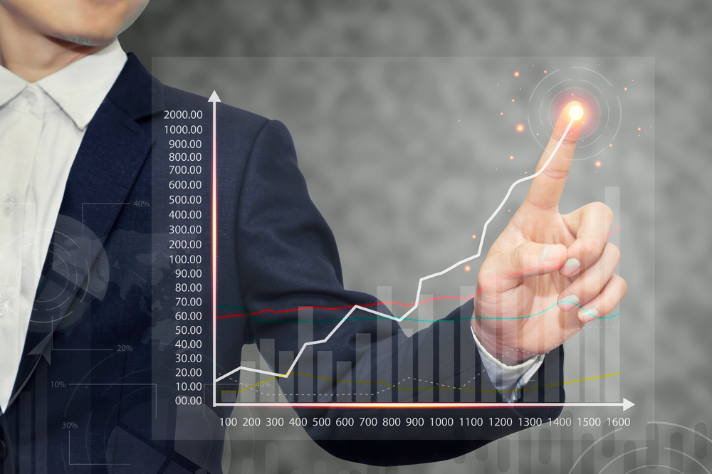 Stock,Market,Charts,Display,Financial,Data,Graphs,On,Digital,Screens.
