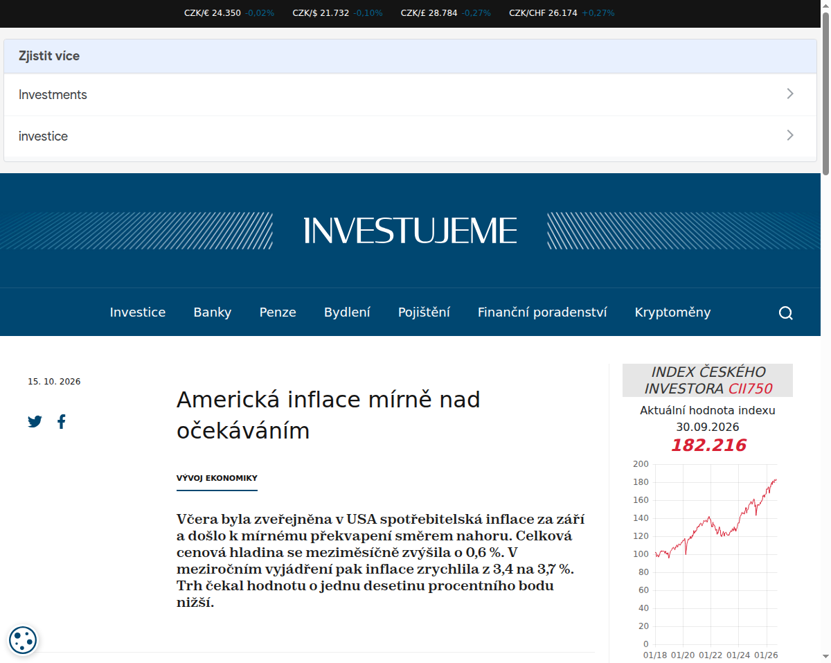 americka-inflace-mirne-nad-ocekavanim
