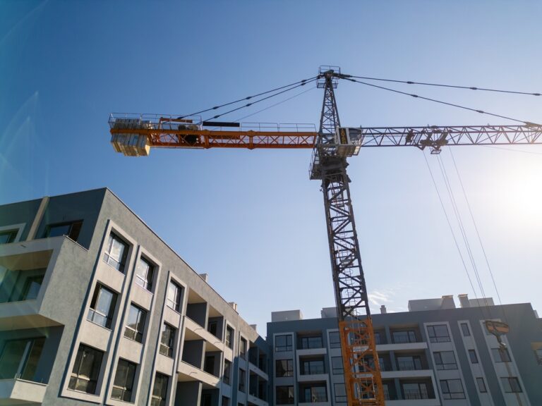 Facade,Of,A,New,Residential,Apartment,Building,Under,Construction,With