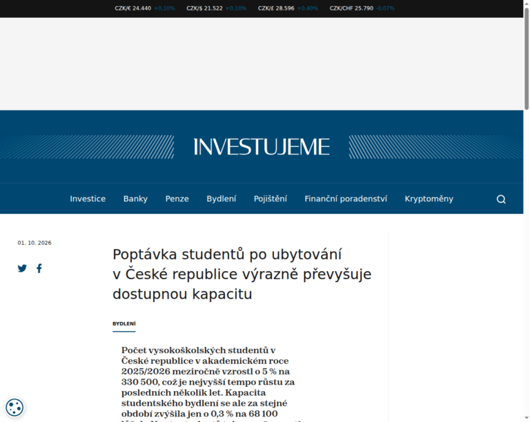 poptavka-studentu-po-ubytovani-v-ceske-republice-vyrazne-prevysuje-dostupnou-kapacitu