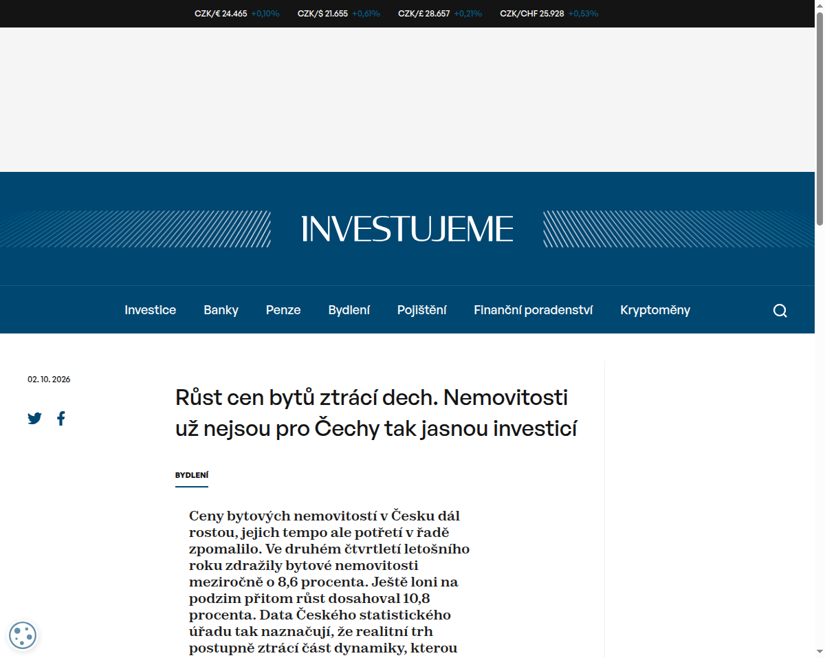 rust-cen-bytu-ztraci-dech-nemovitosti-uz-nejsou-pro-cechy-tak-jasnou-investici