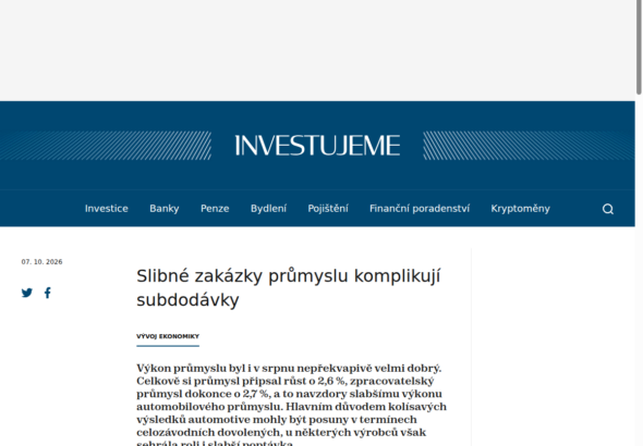 slibne-zakazky-prumyslu-komplikuji-subdodavky