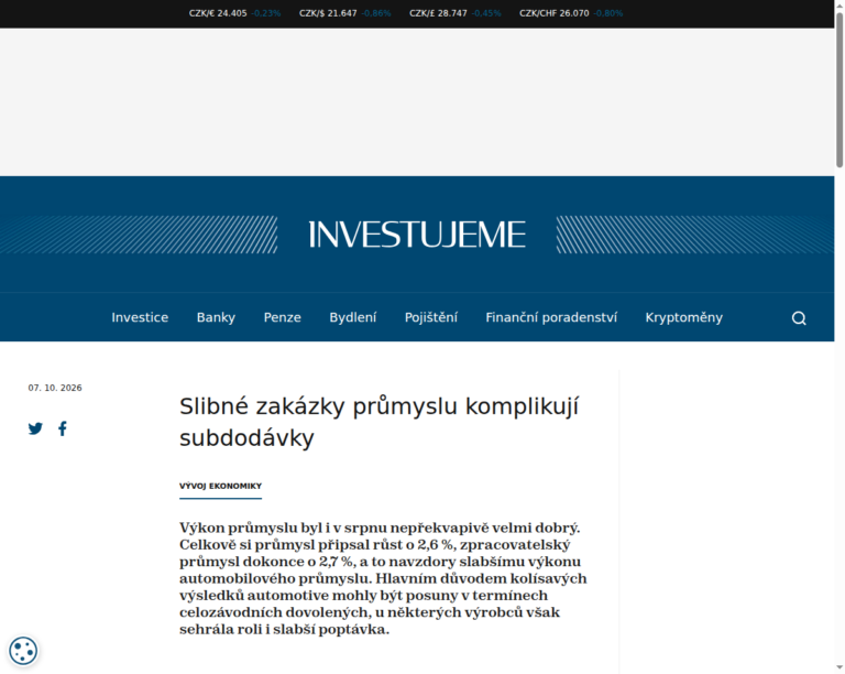 slibne-zakazky-prumyslu-komplikuji-subdodavky