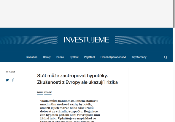 stat-muze-zastropovat-hypoteky-zkusenosti-z-evropy-ale-ukazuji-i-rizika