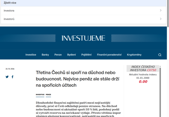tretina-cechu-si-spori-na-duchod-nebo-budoucnost-nejvice-penez-ale-stale-drzi-na-sporicich-uctech
